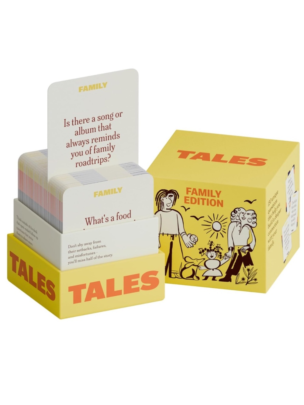 Tales Family Edition Conversation Card Game - Yellow